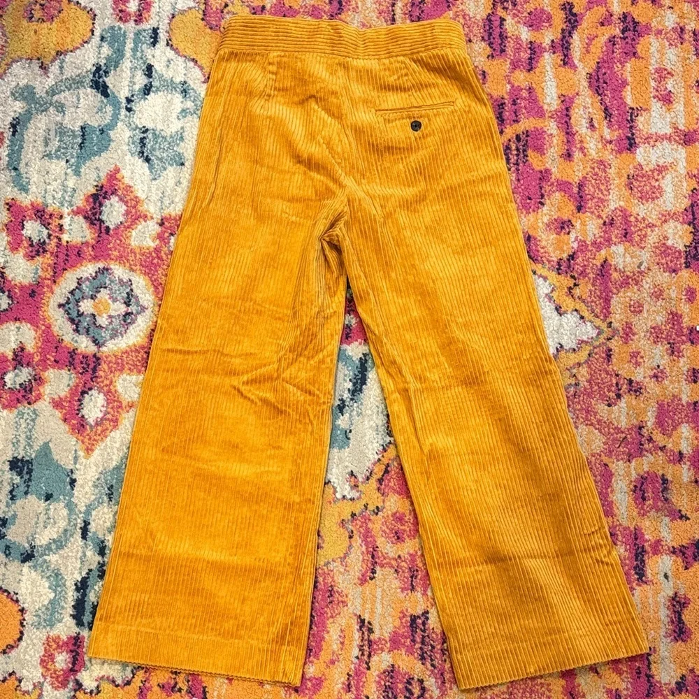 NWOT Zara Mustard Yellow Pants - Picture 8 of 8